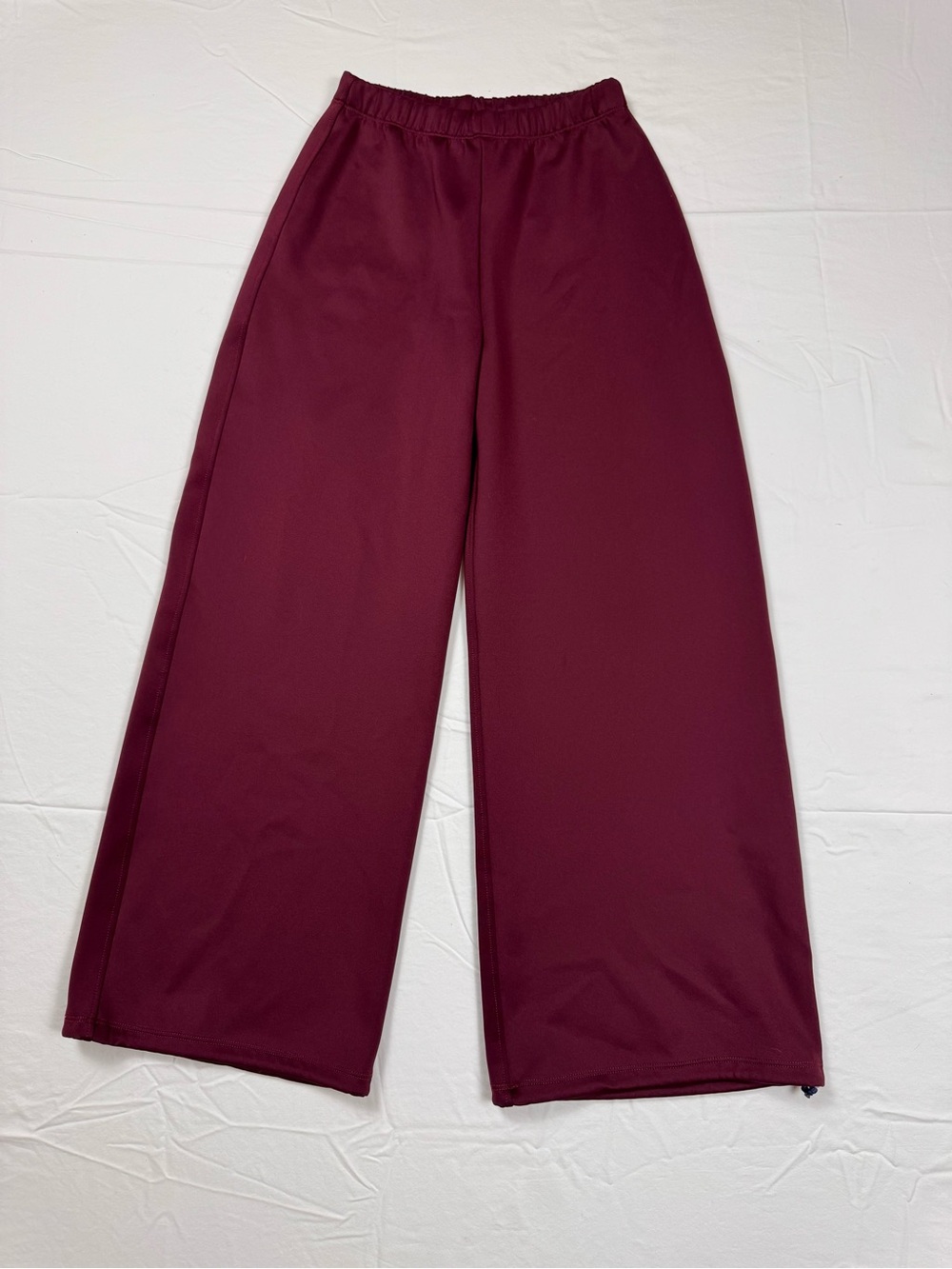Women’s Wide Leg Dance Track Pants Merlot Cloudbody Petite Small